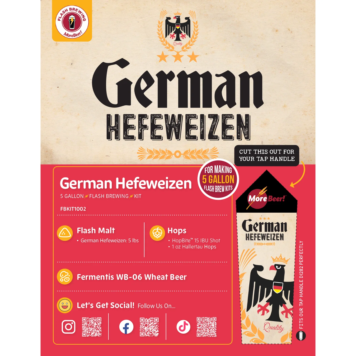 Flash Brewing® | German Hefeweizen | 5 Gallon Beer Recipe Kit | Just Mix & Ferment - Image 6