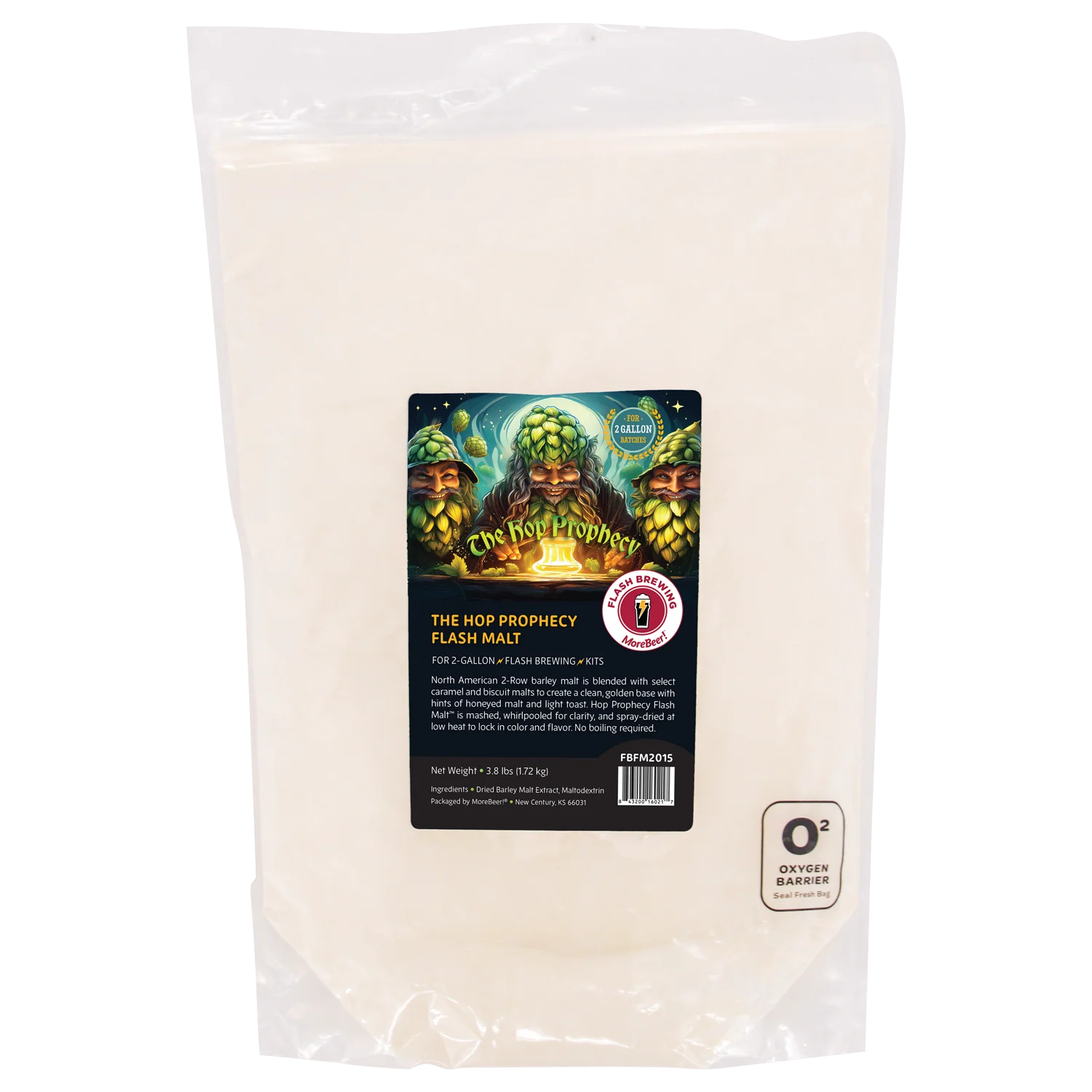 Flash Brewing® | The Hop Prophecy Double IPA | 2 Gallon Beer Recipe Kit | Just Mix & Ferment - Image 3