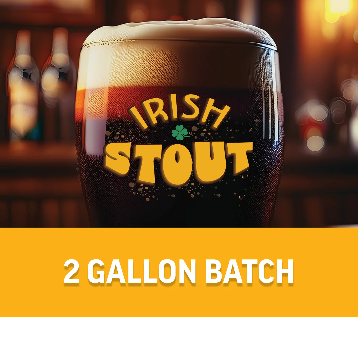 Flash Brewing® | Irish Stout | 2 Gallon Beer Recipe Kit | Just Mix & Ferment