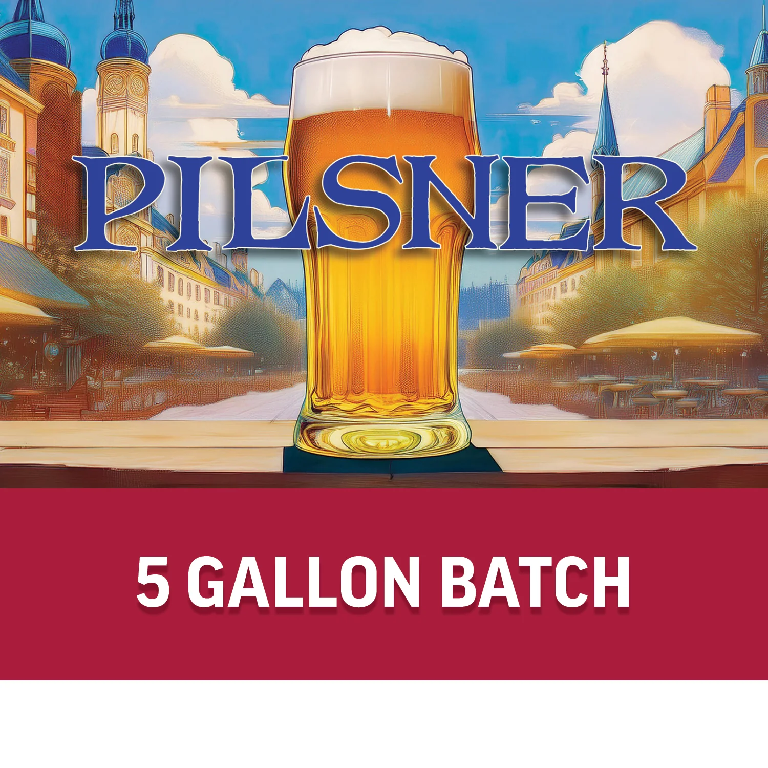 Flash Brewing® | Pilsner | 5 Gallon Beer Recipe Kit | Just Mix & Ferment
