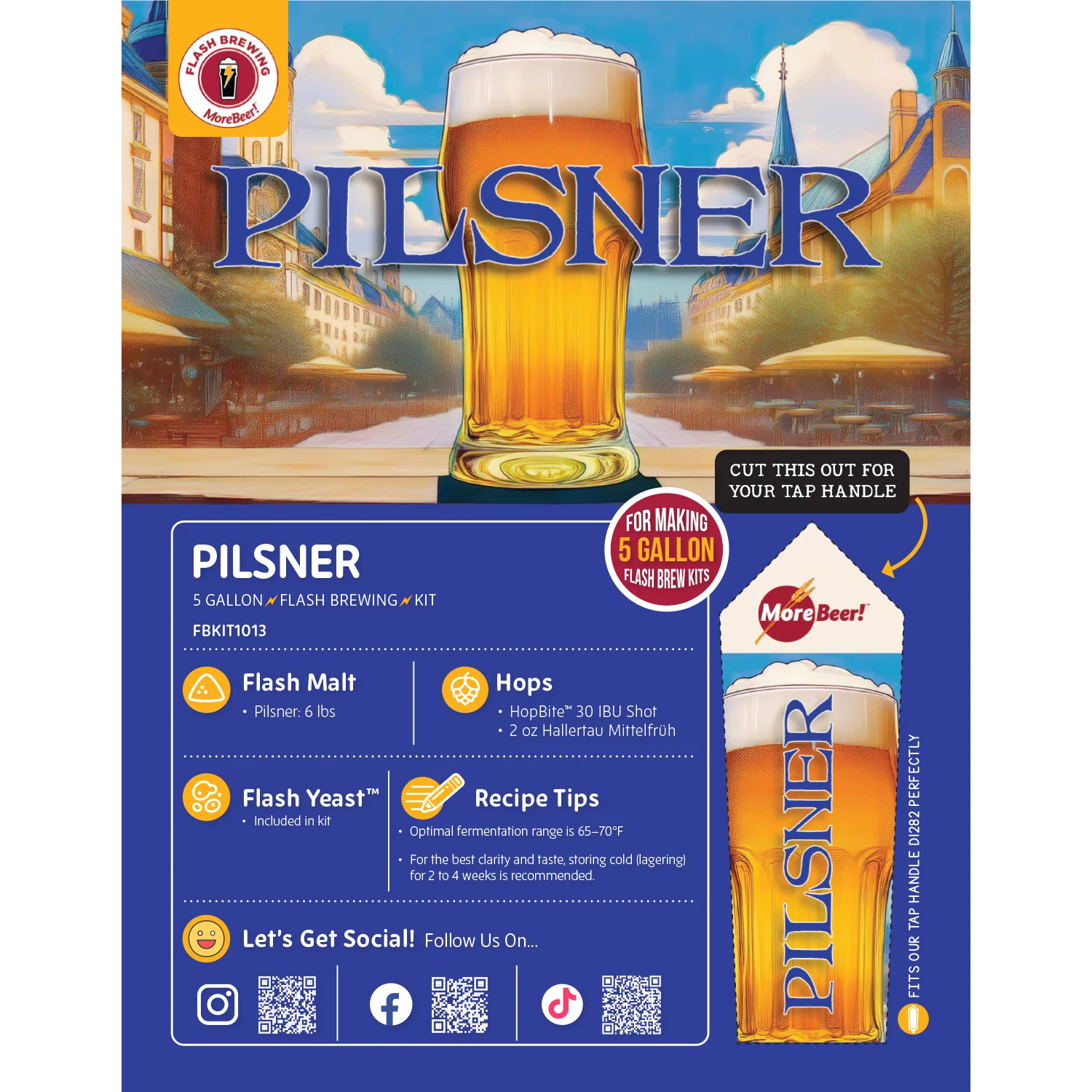 Flash Brewing® | Pilsner | 5 Gallon Beer Recipe Kit | Just Mix & Ferment - Image 5