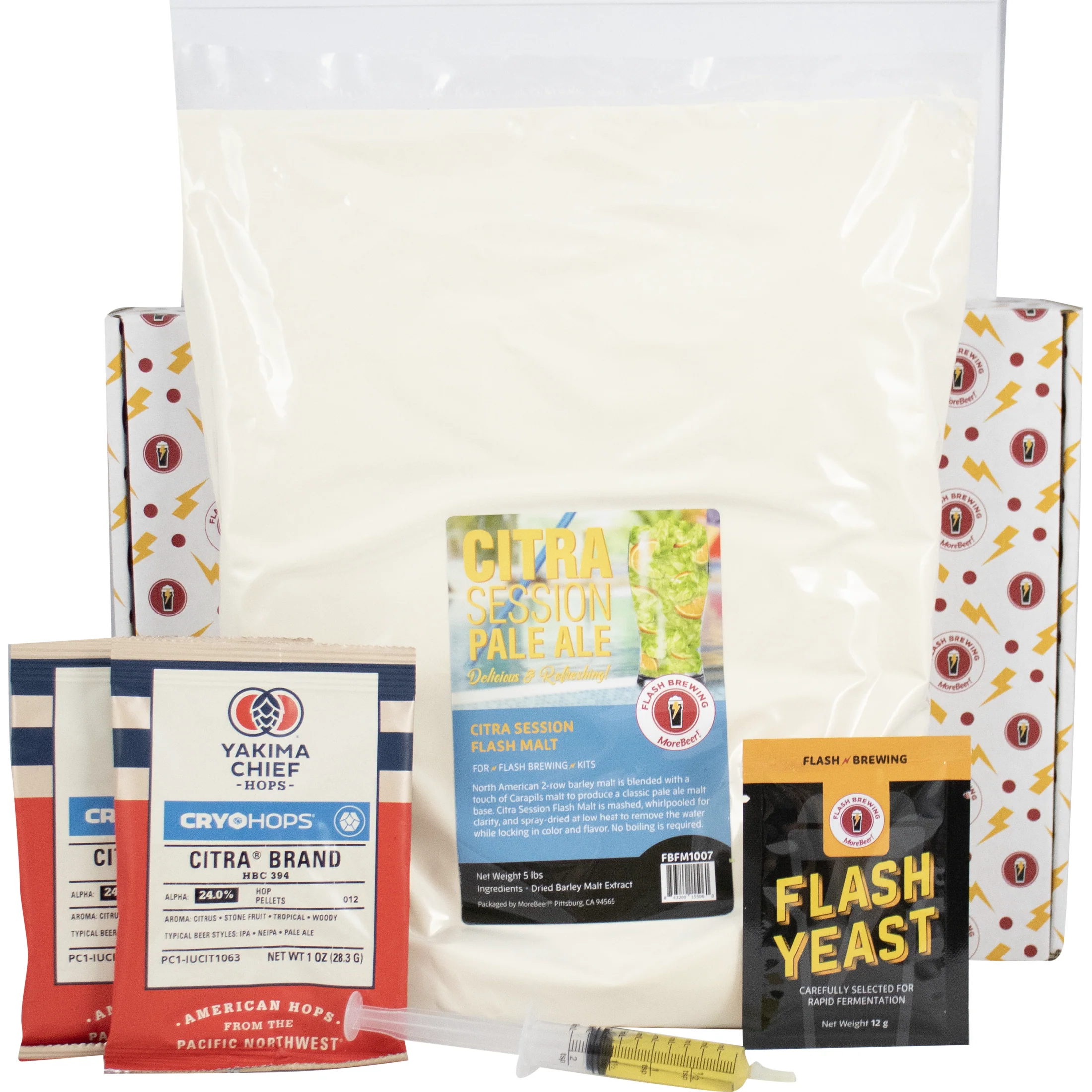 Flash Brewing® Starter Kit | Includes Equipment Kit & 5 Gallon Beer Recipe Kit - Image 4