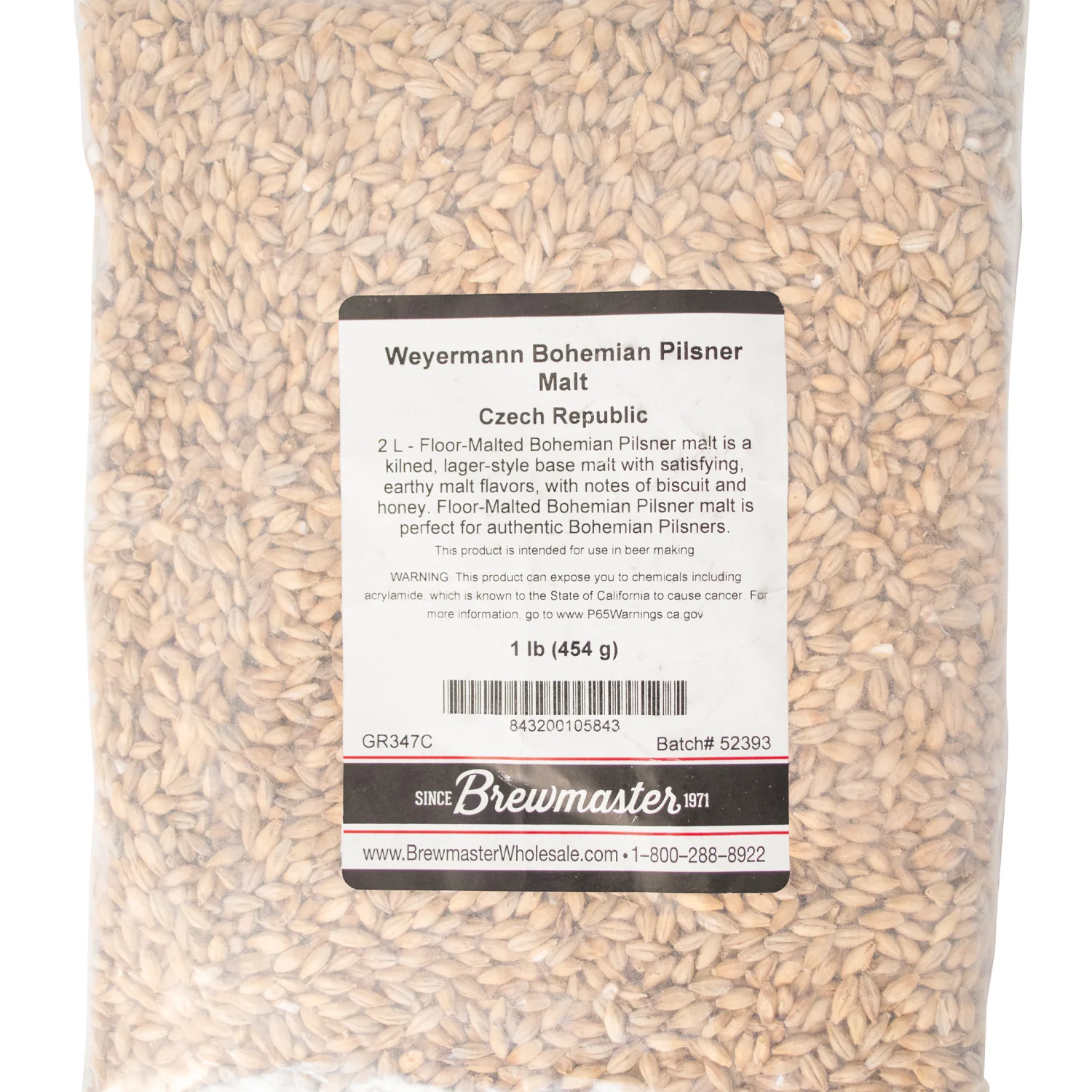 Floor Malted Bohemian Pilsner Malt - Weyermann® Specialty Malts - Image 2