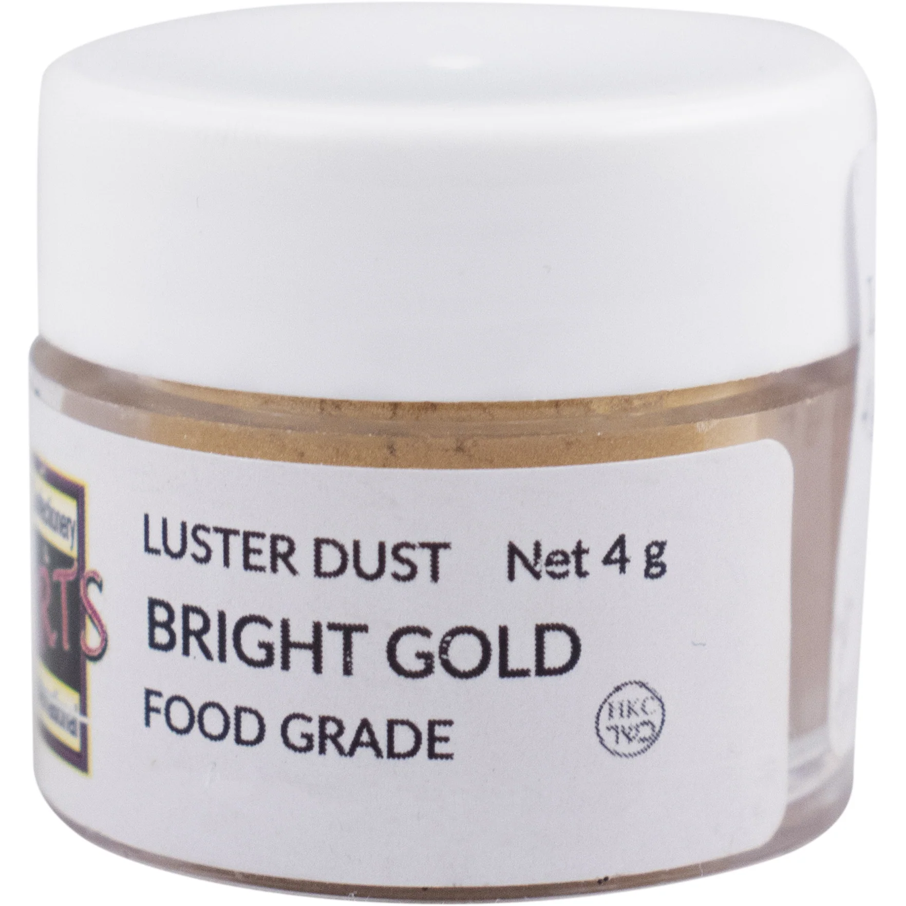 Food Grade Edible Glitter - Bright Gold (4 g)