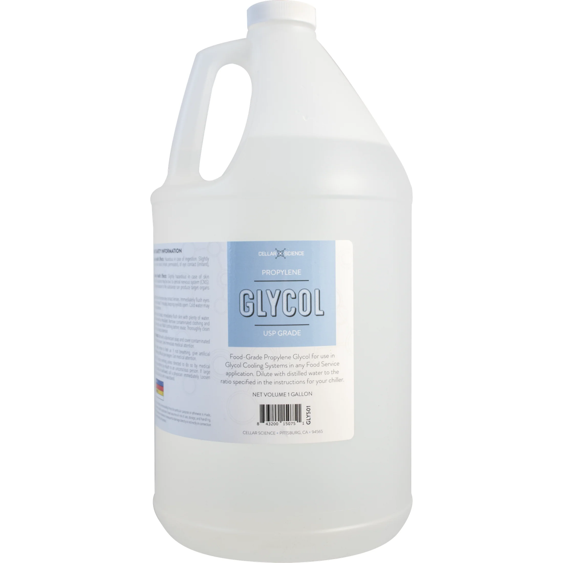 Food Grade Propylene Glycol 100% | One Gallon | CellarScience®