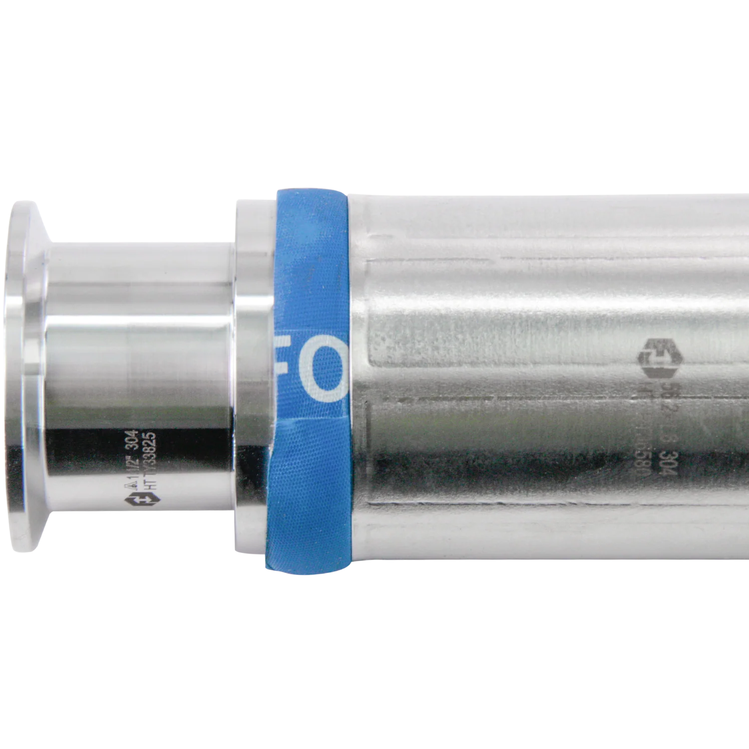 ForgeFit® Premium Crimped Tubing Sets | Blue Steel Beverage Hose | 1.5" ID x 1.5" T.C. - Image 3