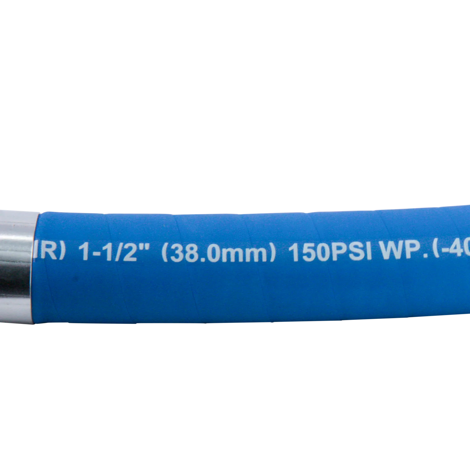 ForgeFit® Premium Crimped Tubing Sets | Blue Steel Beverage Hose | 1.5" ID x 1.5" T.C. - Image 5