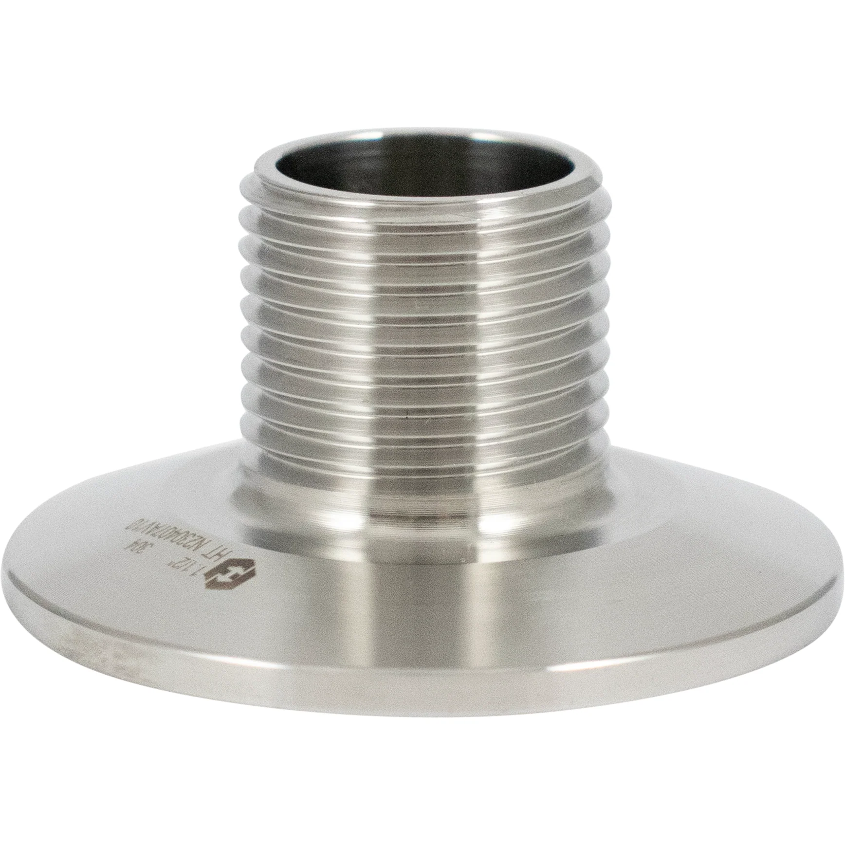 ForgeFit® Stainless Beer Thread Adapter | 5/8" Male Beer Thread x 1.5" T.C.