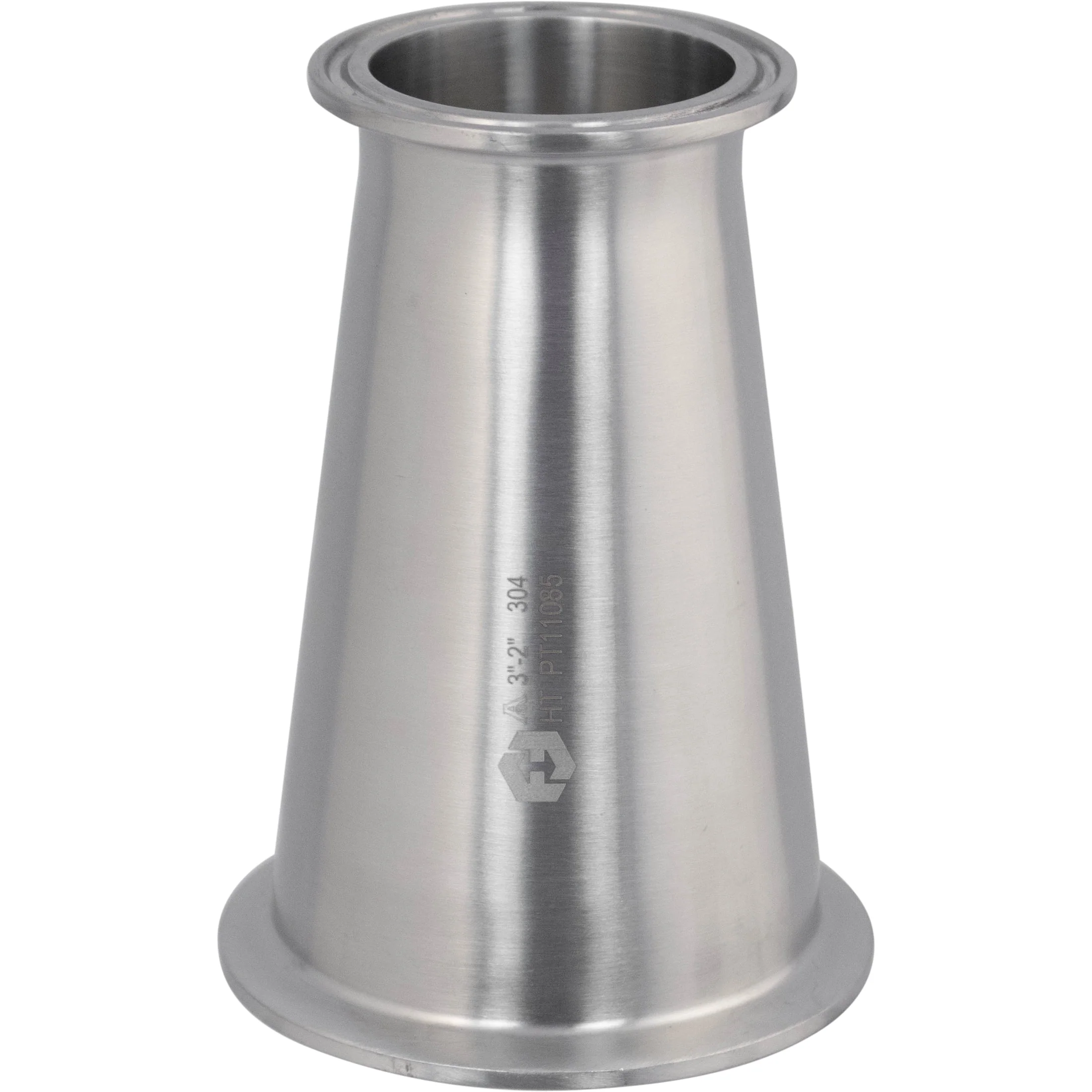ForgeFit® Stainless Tri-Clamp Concentric Reducer | 3" x 2"