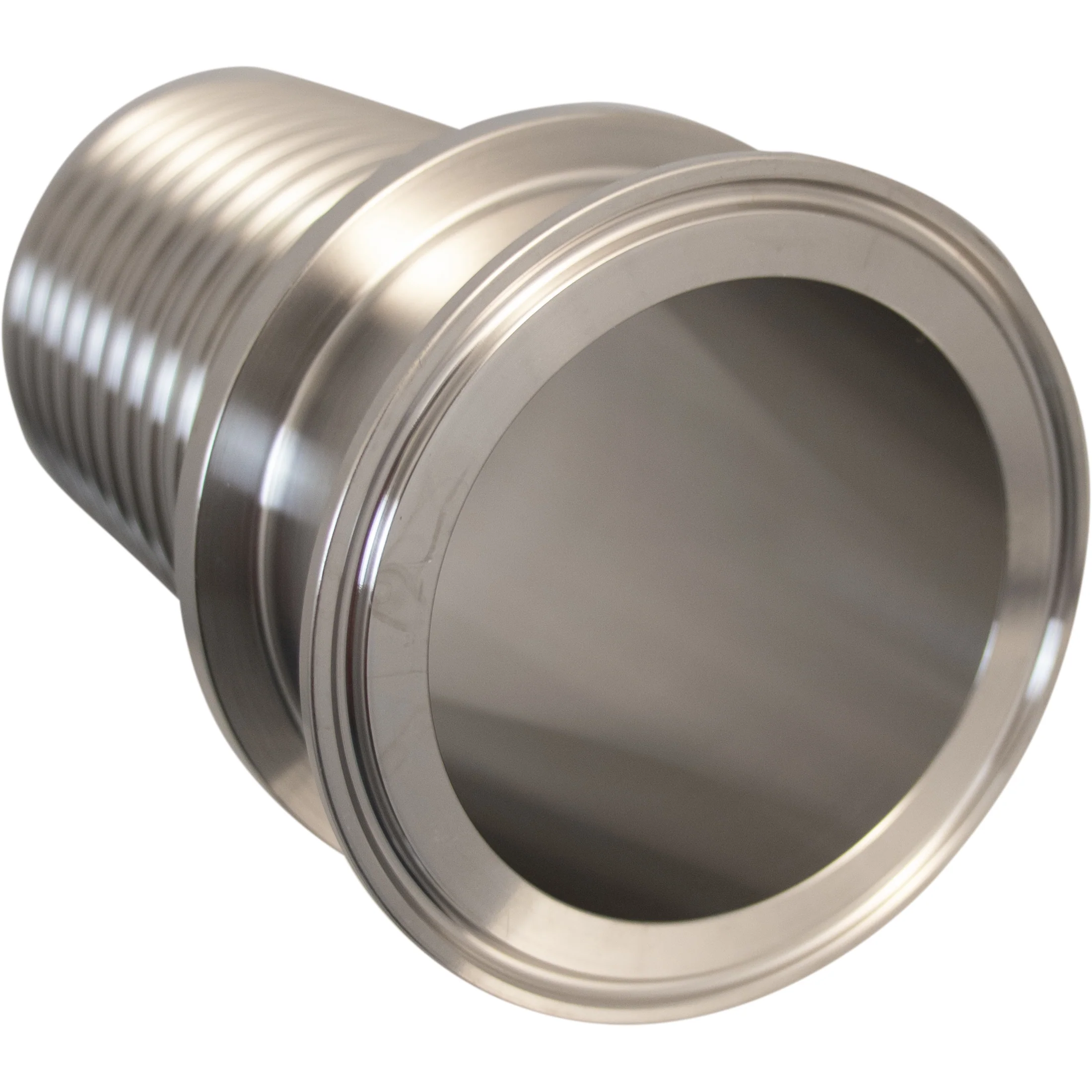 ForgeFit® Stainless Tri-Clamp Hose End | 3" Barb x 3" T.C. - Image 3