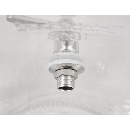 Glass Beverage Dispenser with Infuser | Stainless Spigot | 8L | 2.1 gal. - Image 6