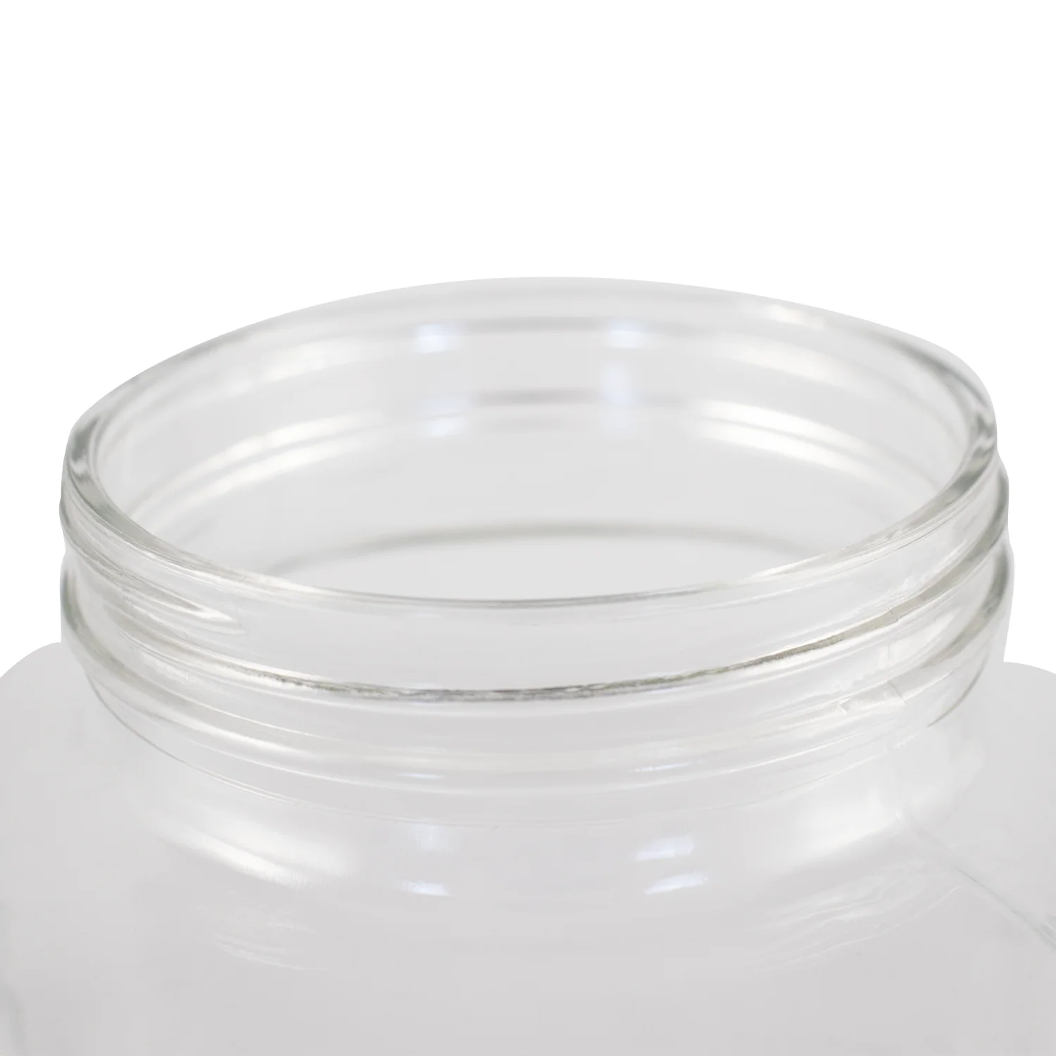 Glass Beverage Dispenser | Plastic Spigot | 5L | 1.3 Gal. - Image 5