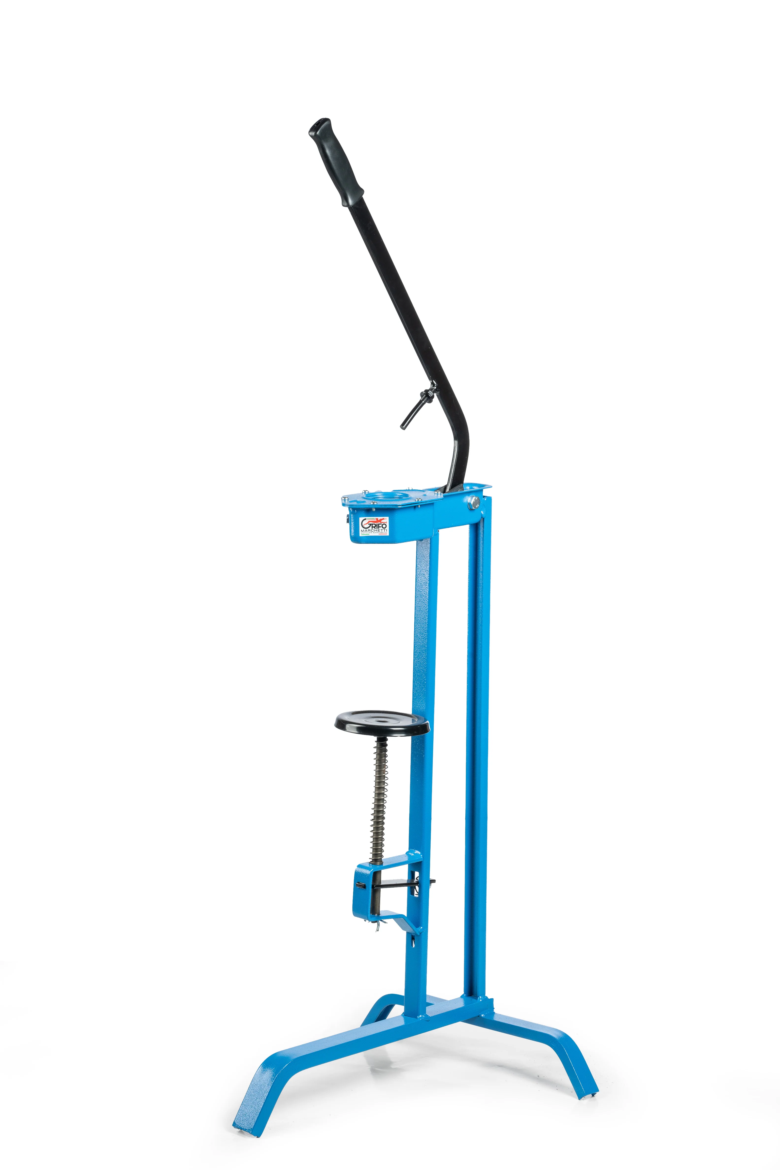 Grifo Champagne Bottle Corker | Italian Floor Corker | Chrome Jaws | Removable Back Leg