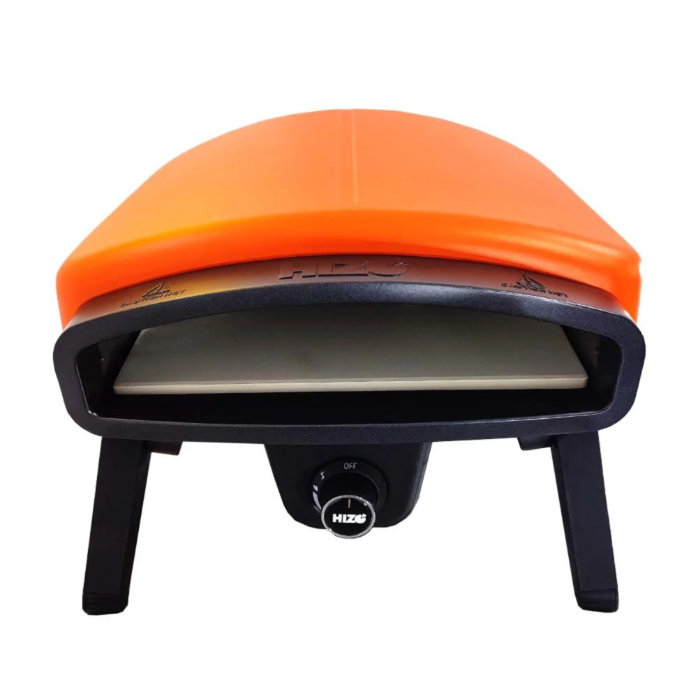 HIZO G14 Pizza Oven | Gas Powered Pizza Oven | 14" Ceramic Pizza Stone | Orange Burst - Image 4