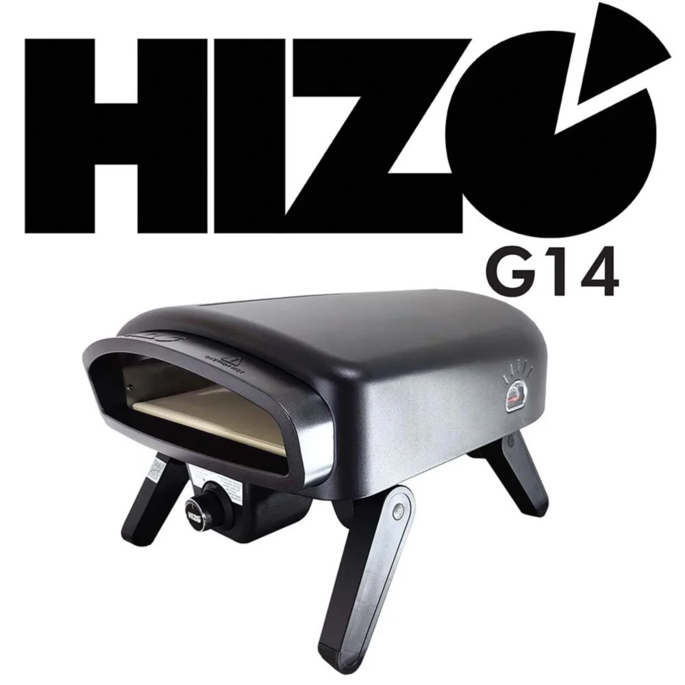 HIZO G14 Pizza Oven | Gas Powered Pizza Oven | 14" Ceramic Pizza Stone | Stealth Black - Image 2