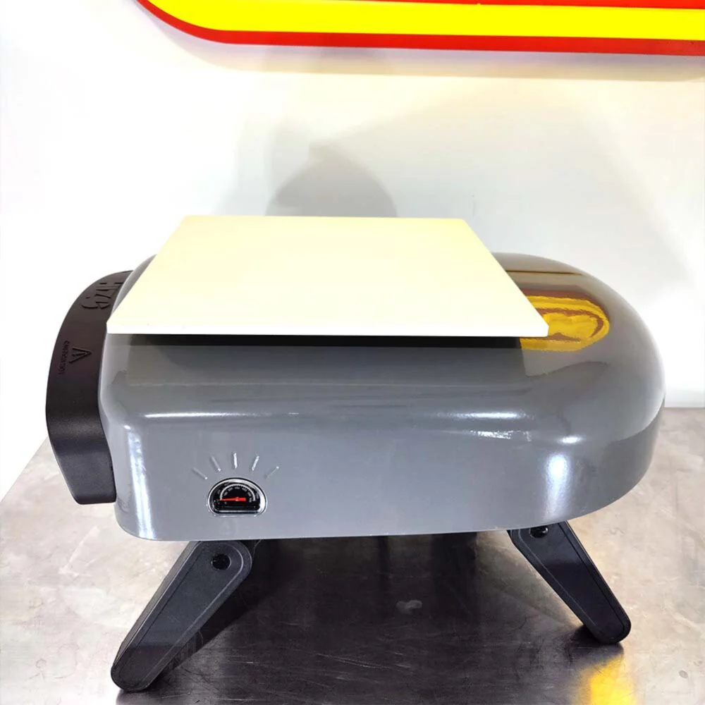 HIZO G14 Pizza Oven | Gas Powered Pizza Oven | 14" Ceramic Pizza Stone | Stealth Black - Image 9