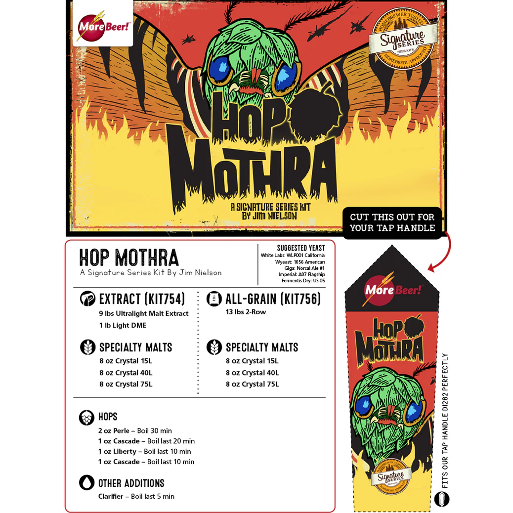 Hop Mothra IPA by Jim Nielsen | 5 Gallon Beer Recipe Kit | All-Grain - Image 3