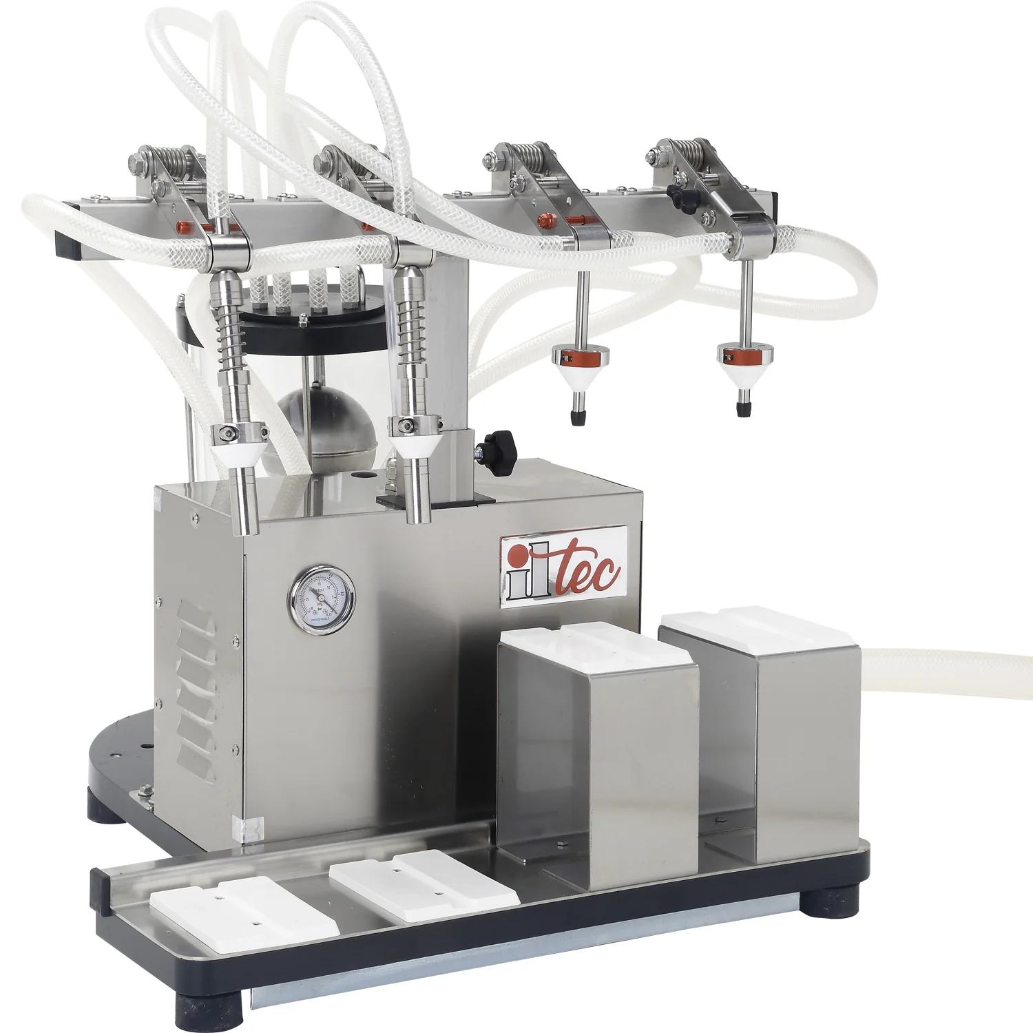 ILTEC Ultrafiller 4 | Mixed Spout | Vacuum Bottle Filler | 4 Spout | Pneumatic