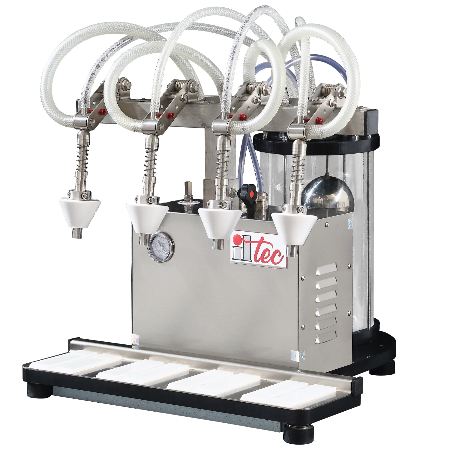 ILTEC Ultrafiller 4 Pomodoro | Tomato Sauce | Vacuum Bottle Filler | 4 Spout | 110V