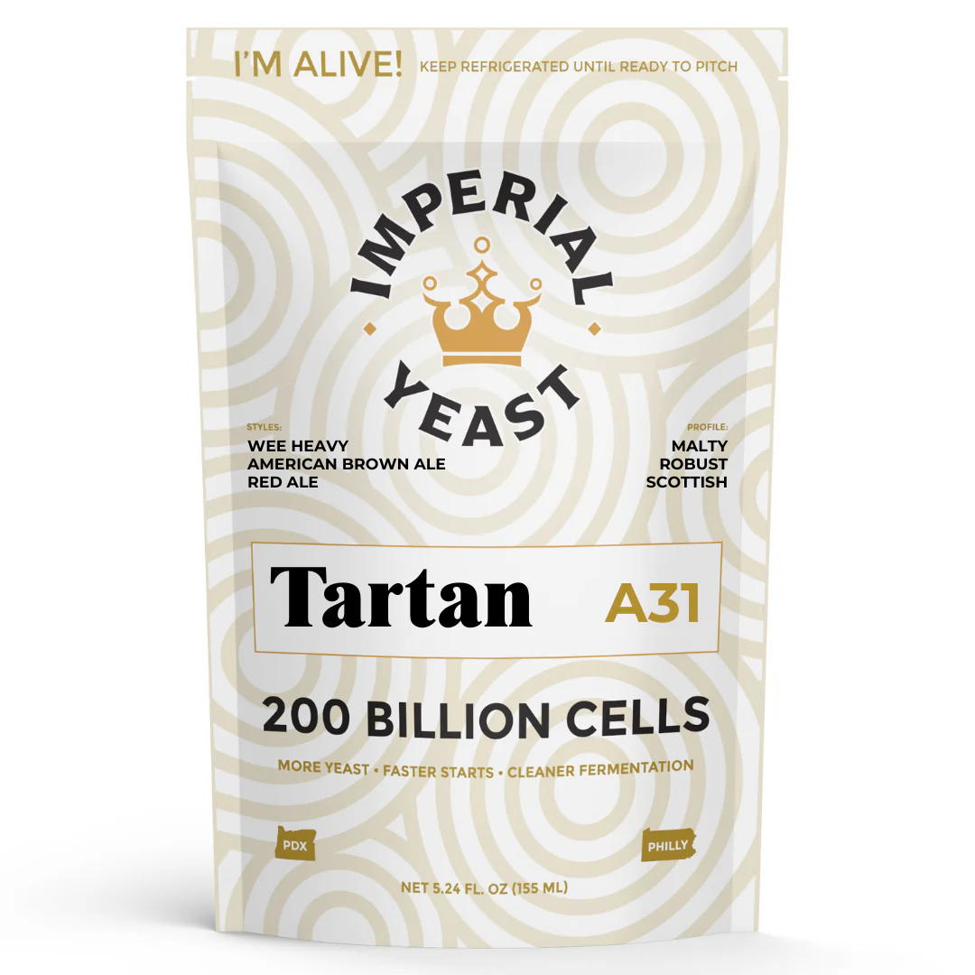 Imperial Yeast | A31 Tartan Ale | Beer Yeast | Double Pitch | 200 Billion Cells