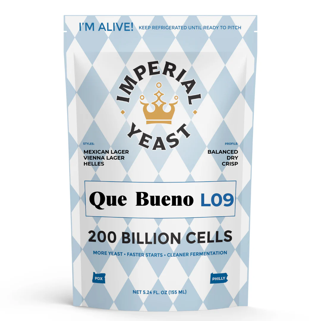 Imperial Yeast | L09 Que Bueno Lager | Beer Yeast | Double Pitch | 200 Billion Cells