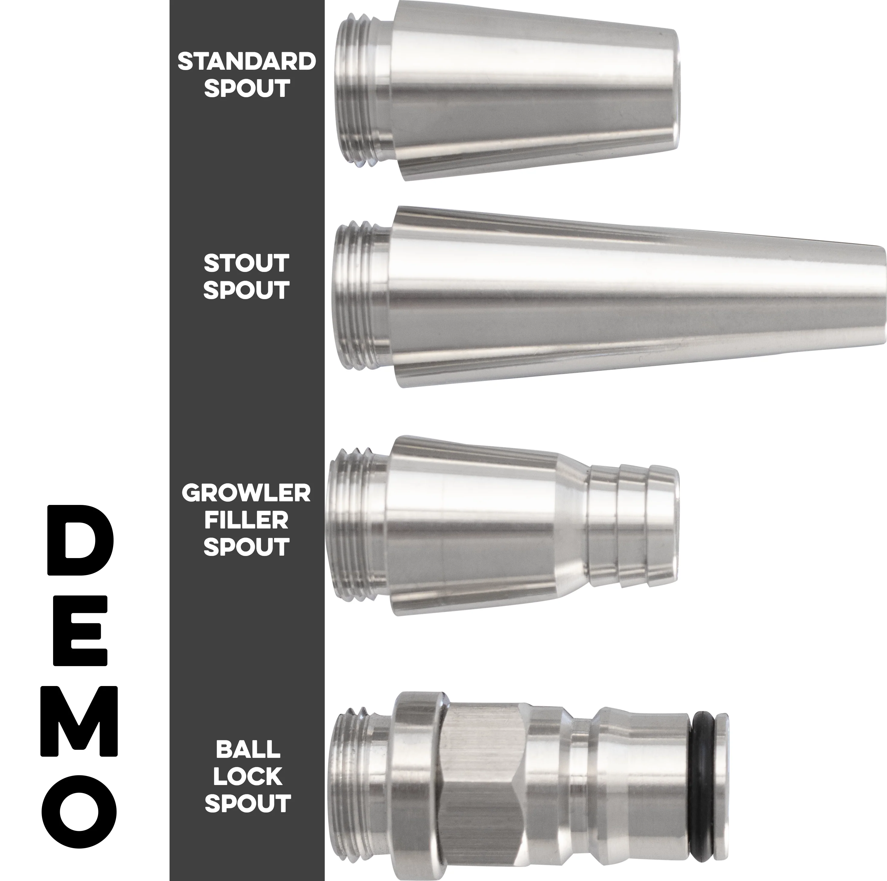 Intertap® Stainless Steel Beer Faucet | Forward Sealing - Image 2
