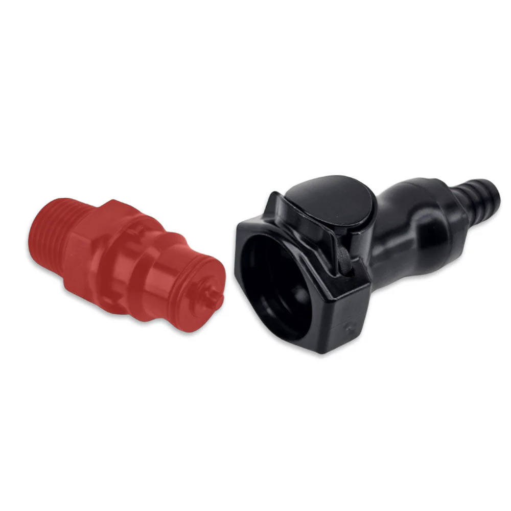 JoinTech Quick Disconnect (QD) | Auto Shutoff | Dry Break | Female QD x 1/2" Barb