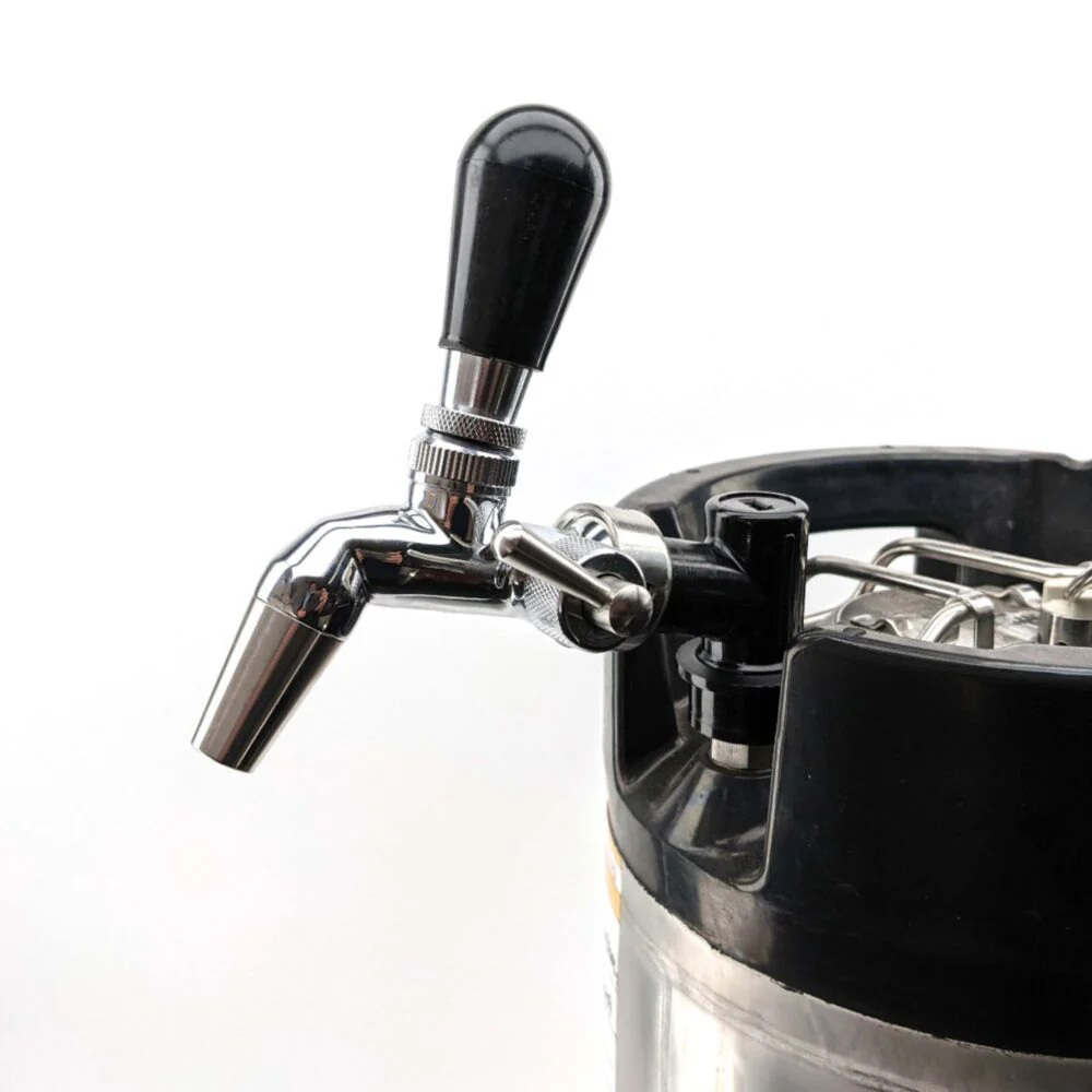 KegLand Ball Lock Quick Disconnect (QD) | Beverage Out | Integrated Tap Shank & Collar - Image 4