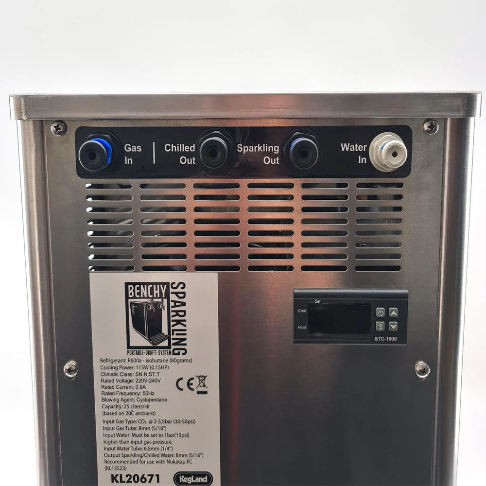 KegLand Benchy Sparkling | Countertop Water Carbonator & Chiller | Instant Pour Sparkling Water - Used - Image 3