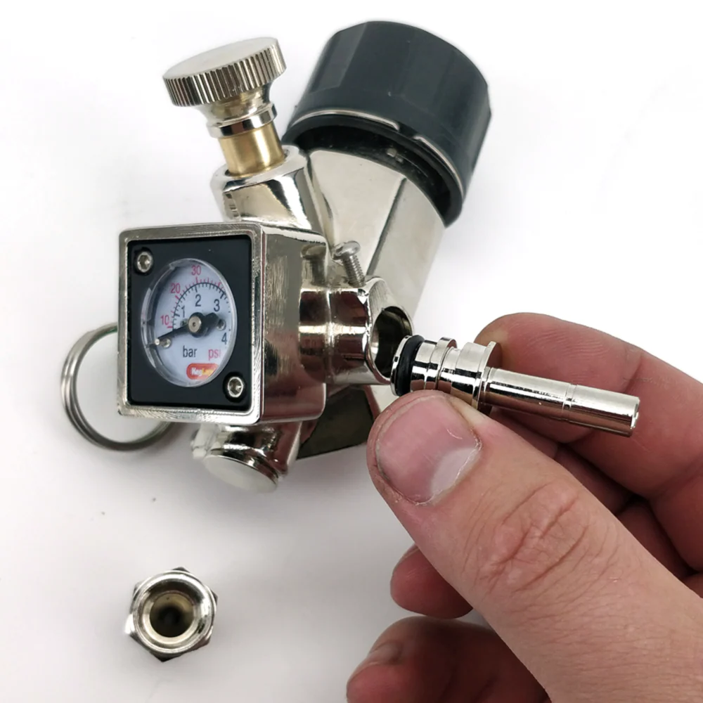 KegLand Core 360 Mini CO2 Regulator | Interchangeable Gas Outlet | Swappable Pressure Gauge | SodaStream Compatible - Image 11
