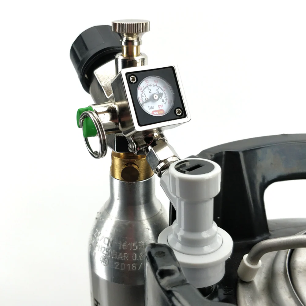 KegLand Core 360 Mini CO2 Regulator | Interchangeable Gas Outlet | Swappable Pressure Gauge | SodaStream Compatible - Image 15