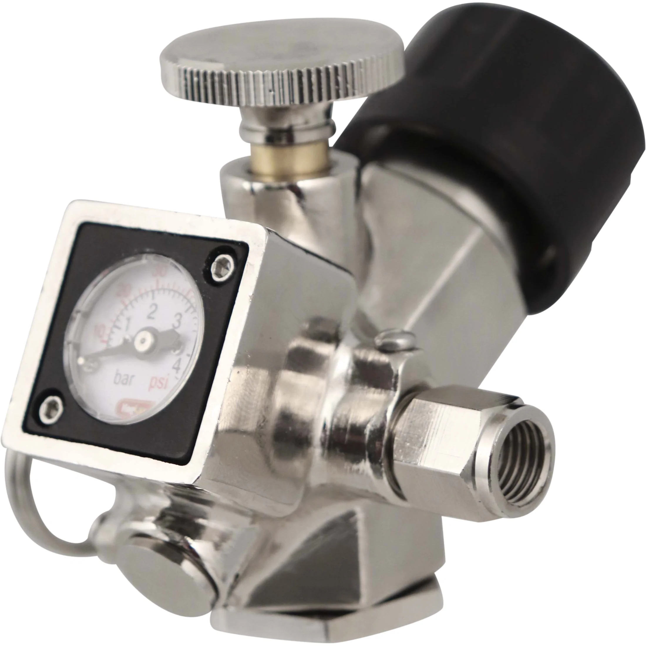 KegLand Core 360 Mini CO2 Regulator | Interchangeable Gas Outlet | Swappable Pressure Gauge | SodaStream Compatible - Image 2