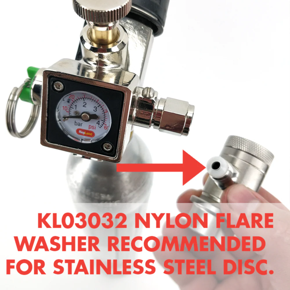 KegLand Core 360 Mini CO2 Regulator | Interchangeable Gas Outlet | Swappable Pressure Gauge | SodaStream Compatible - Image 9