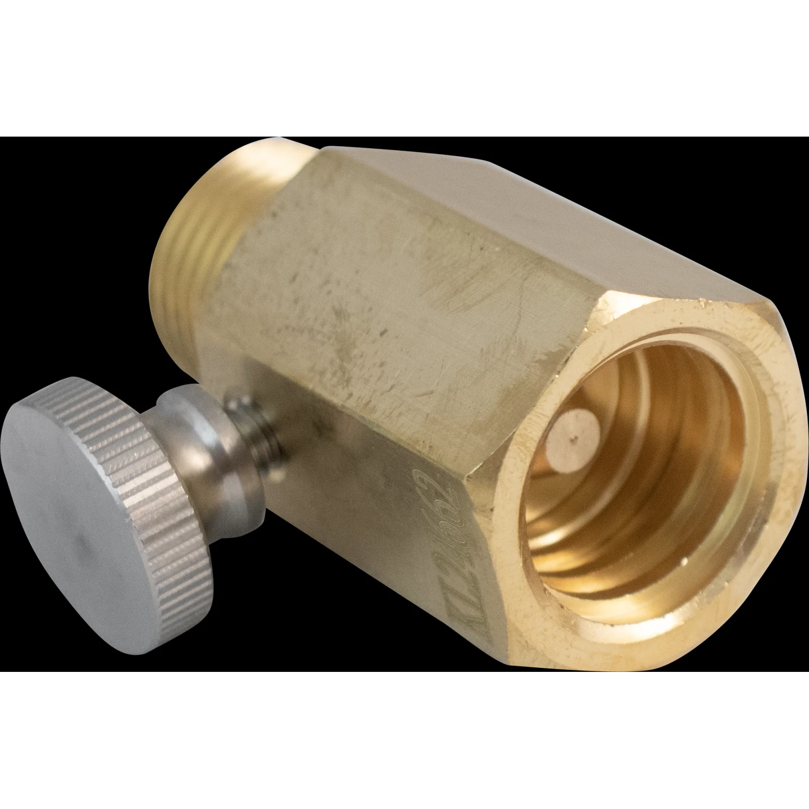 KegLand Deluxe Sodastream Cylinder Adapter w/ Pin Adjustment | CGA320 Male Thread x TR21-4 Female Thread | KL24662 - Image 4
