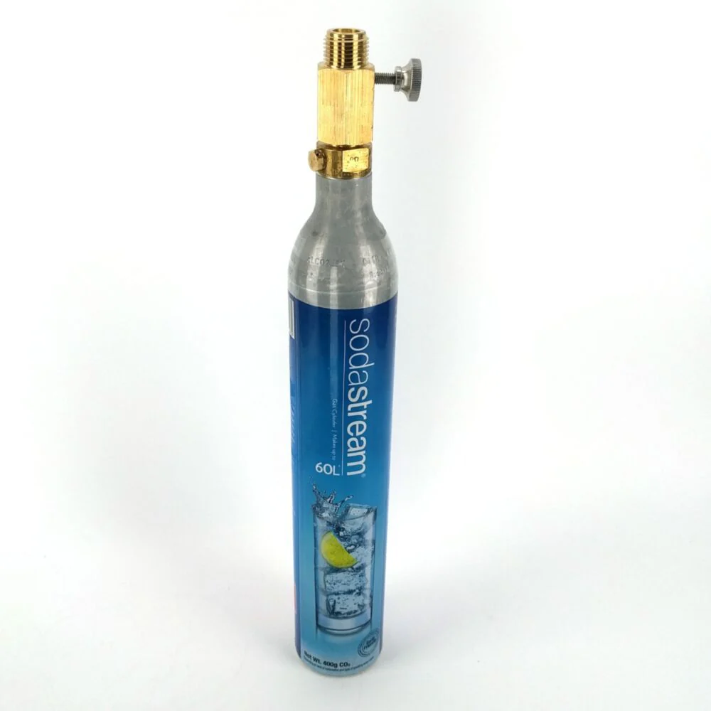 KegLand Deluxe Sodastream Cylinder Adapter w/ Pin Adjustment | CGA320 Male Thread x TR21-4 Female Thread | KL24662 - Image 6