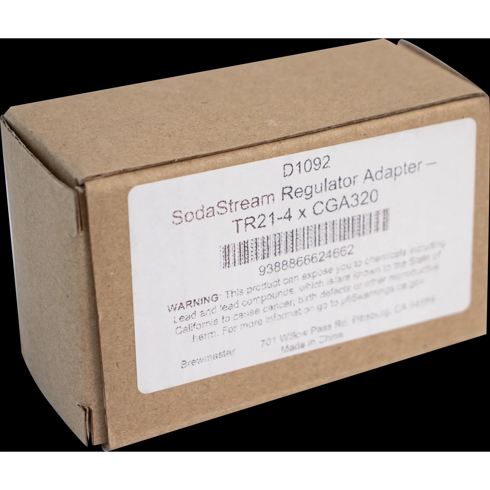 KegLand Deluxe Sodastream Cylinder Adapter w/ Pin Adjustment | CGA320 Male Thread x TR21-4 Female Thread | KL24662 - Image 9