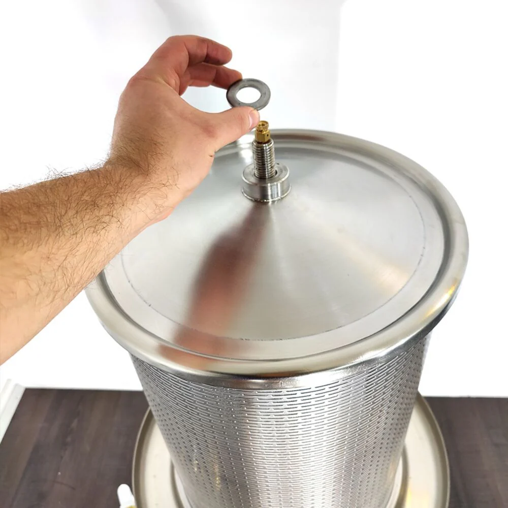 KegLand Fruit Press | Wine Press | Hydro Press | Stainless Steel | 40L - Image 9