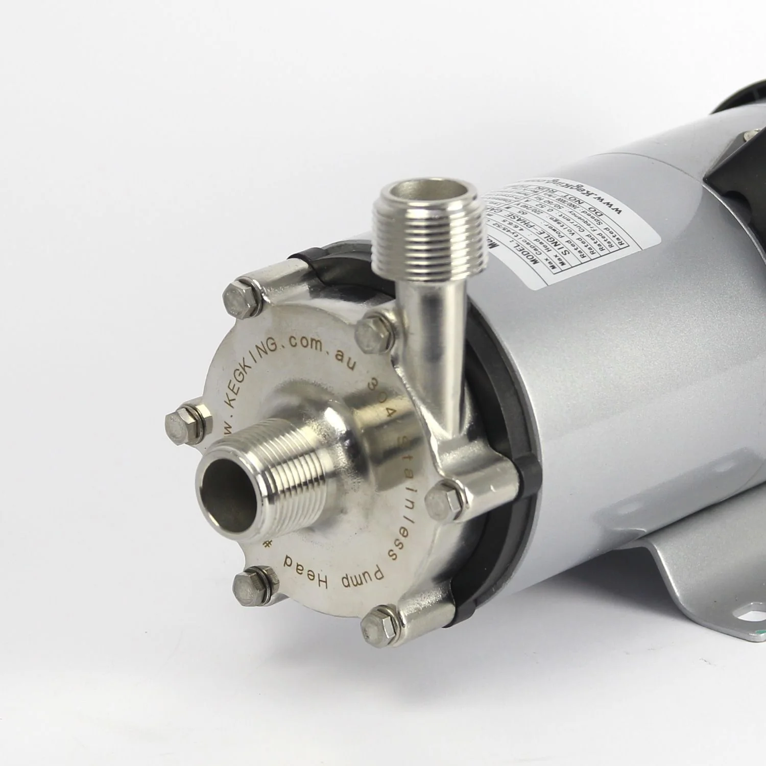 KegLand MKII Magnetic Drive Pump | 65 Watt | Replacement Stainless Steel Pump Head - Image 3