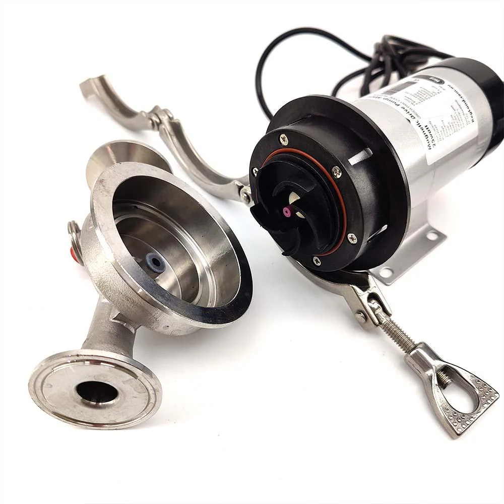 KegLand MKII Magnetic Drive Pump | Tri-Clamp Inline Pump Head | Stainless Steel | 5 GPM | 25 Watt - Image 2