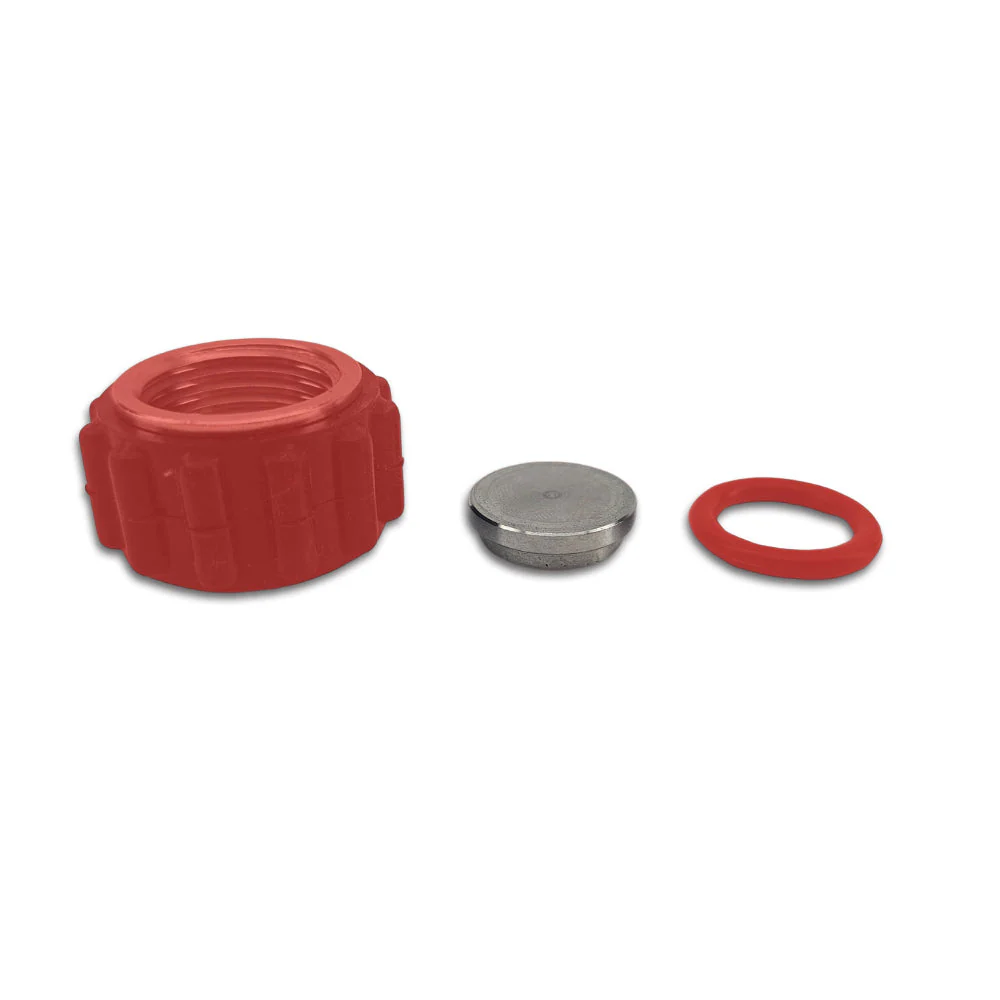 KegLand Quick Swivel Connector | Stainless End Cap | 18mm Diameter - Image 3