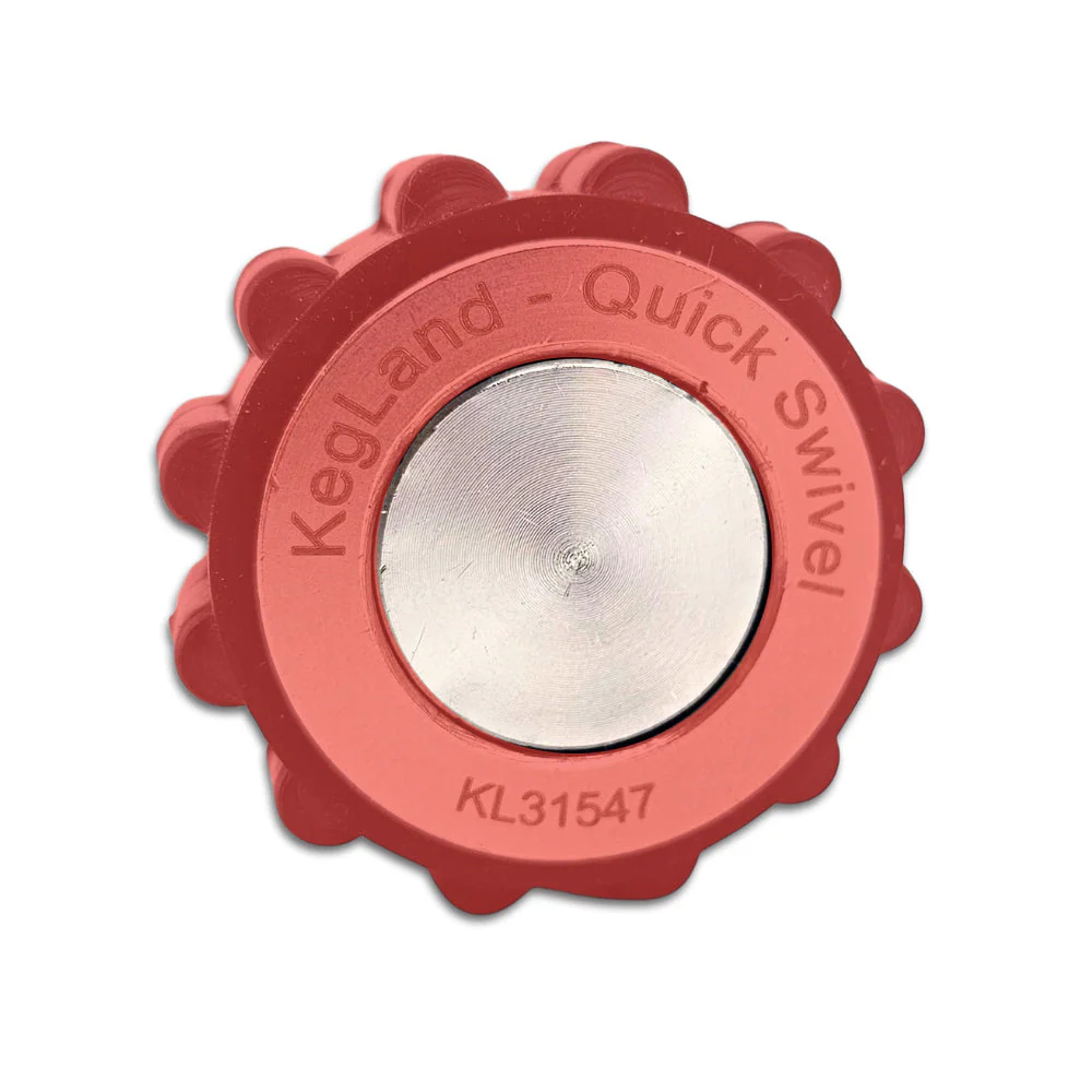 KegLand Quick Swivel Connector | Stainless End Cap | 18mm Diameter - Image 5