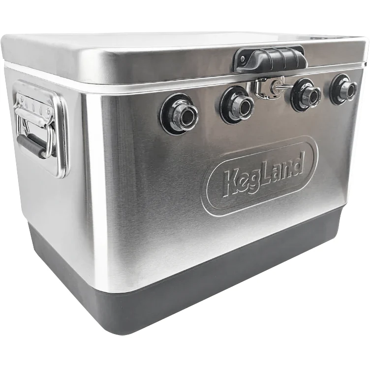 KegLand Stainless Steel Jockey Box | 4 Tap