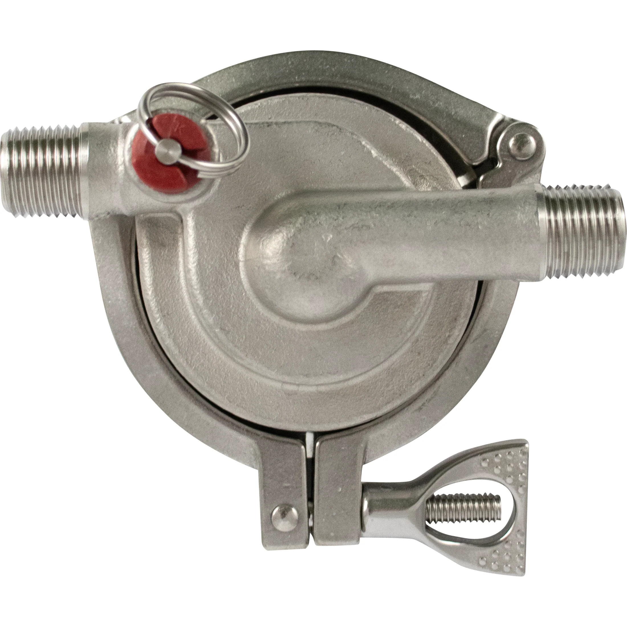 KegLand T.C. Breakdown Brewing Pump Head | MKII Pump Head Upgrade Kit | Stainless Steel | 3" Tri-Clamp x 1/2" Threaded Ports