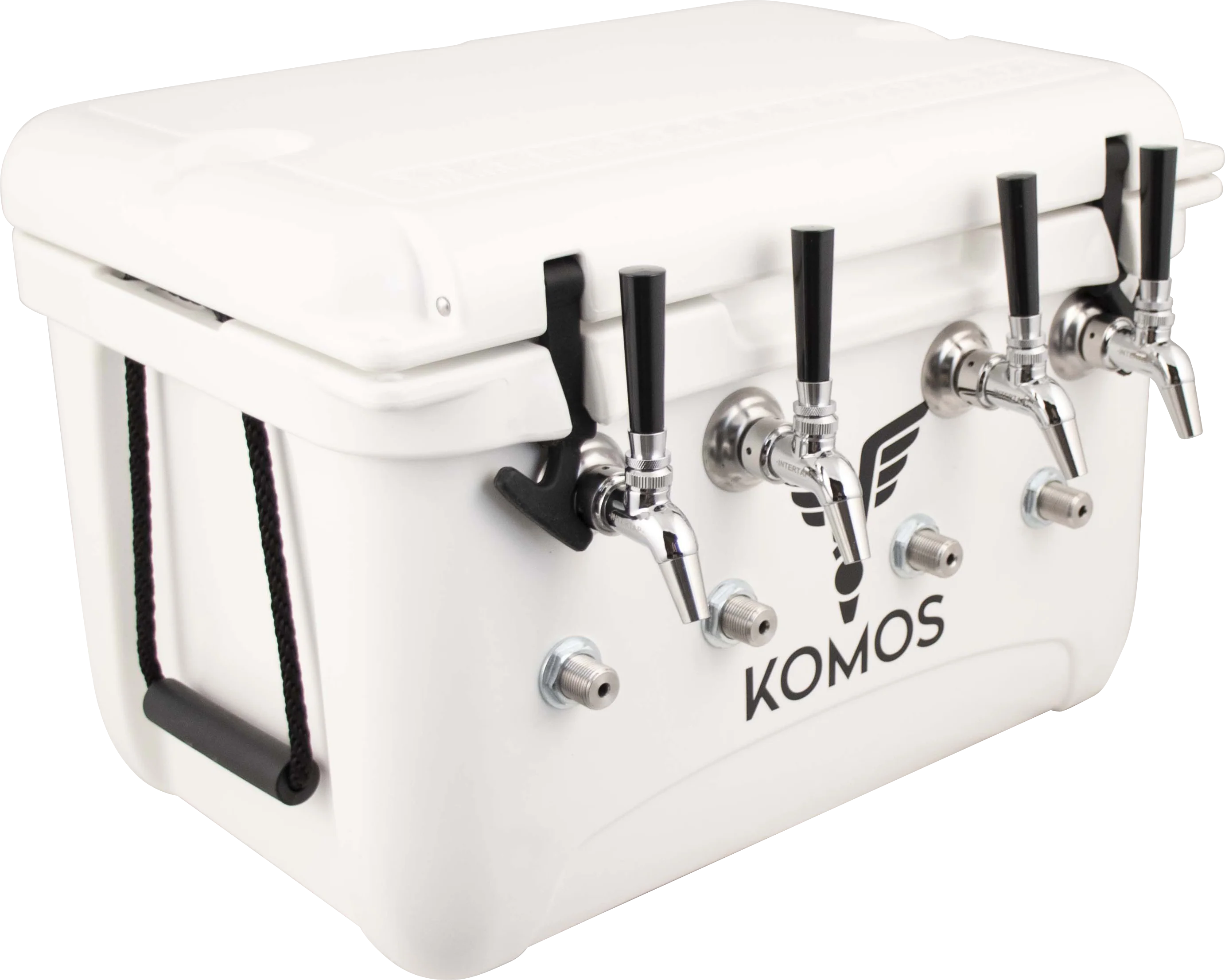 KOMOS® Rubicon Jockey Box (4 Tap) - Front Entry - (FAUCETS NOT INCLUDED)