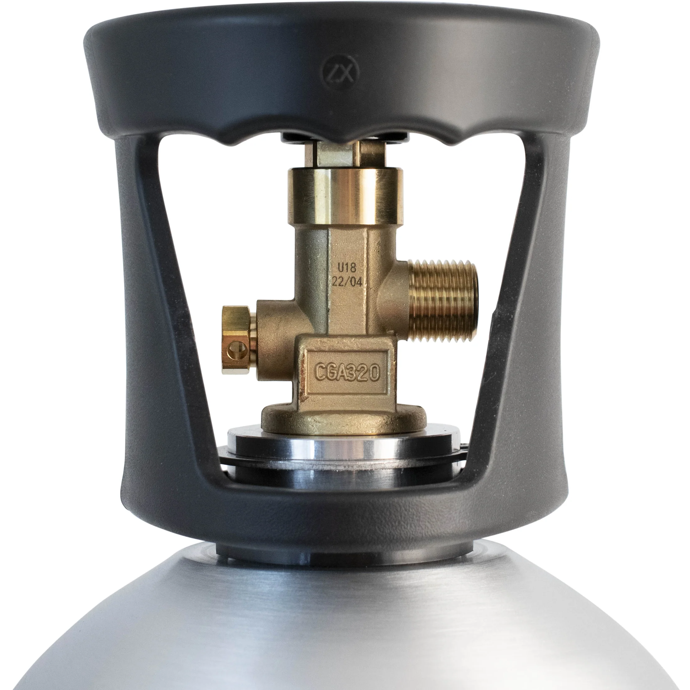 KOMOS® 20 lb CO2 Tank | Premium Aluminum | New | CGA320 Valve | US DOT Approved - Image 8