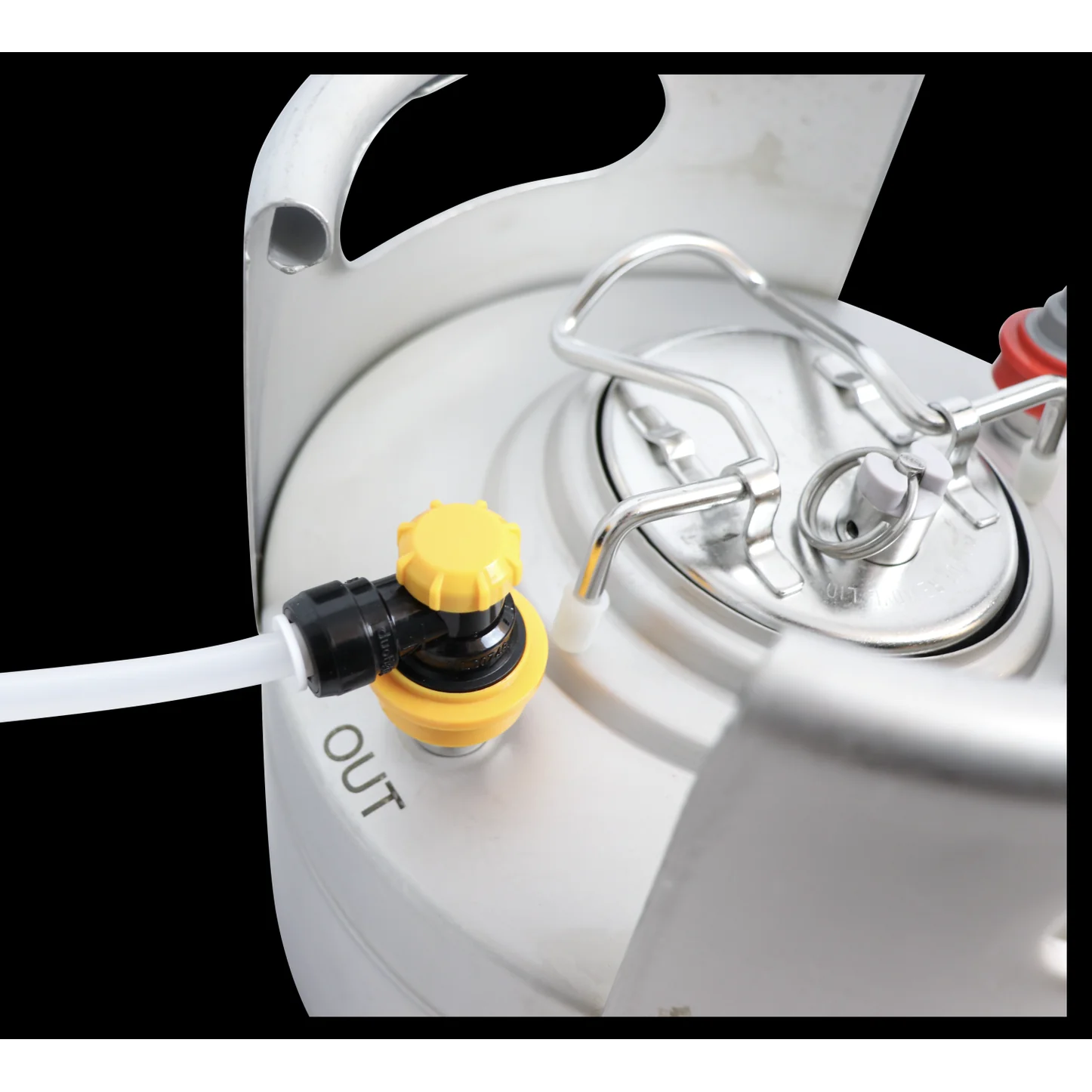 KOMOS® Homebrew Kegging Kit | Ball Lock Keg | Slimline Torpedo Keg | Premium Dual Gauge Regulator | Easy Push Connect Fittings - Image 6