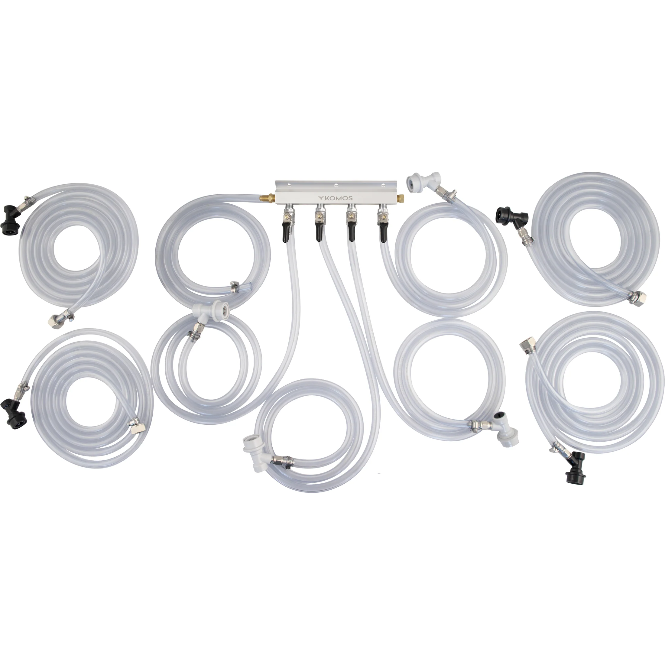 KOMOS® Jockey Box Connection Kit - Ball Lock (4 Tap)