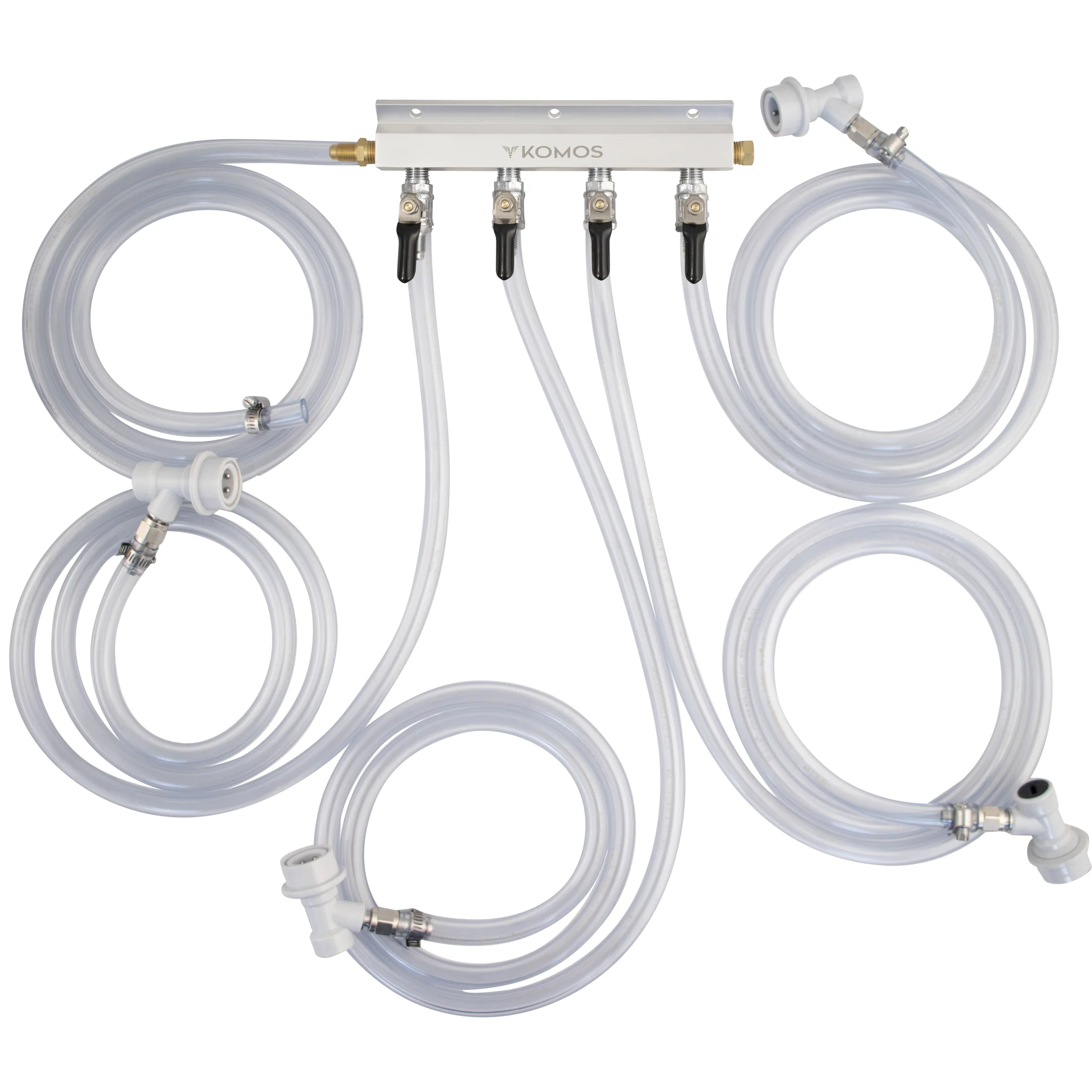 KOMOS® Jockey Box Connection Kit - Ball Lock (4 Tap) - Image 2