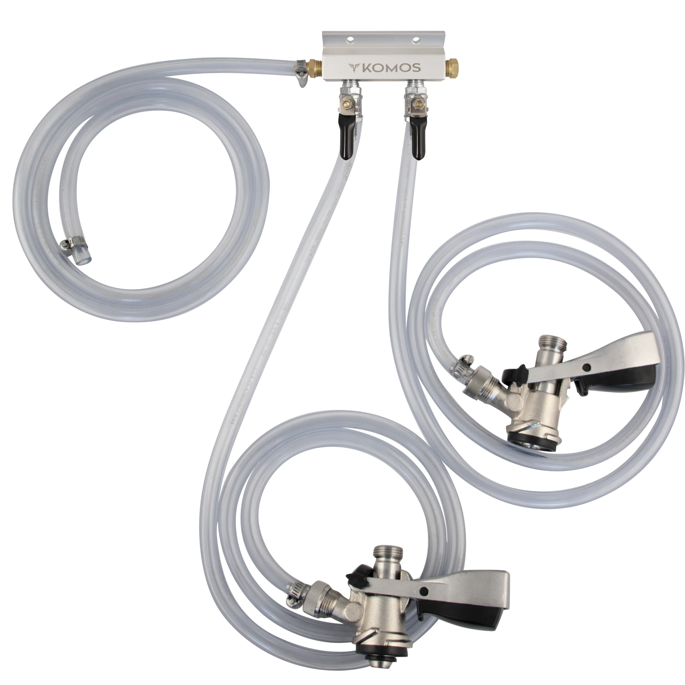 KOMOS® Jockey Box Connection Kit - Sanke Coupler (2 Tap) - Image 2