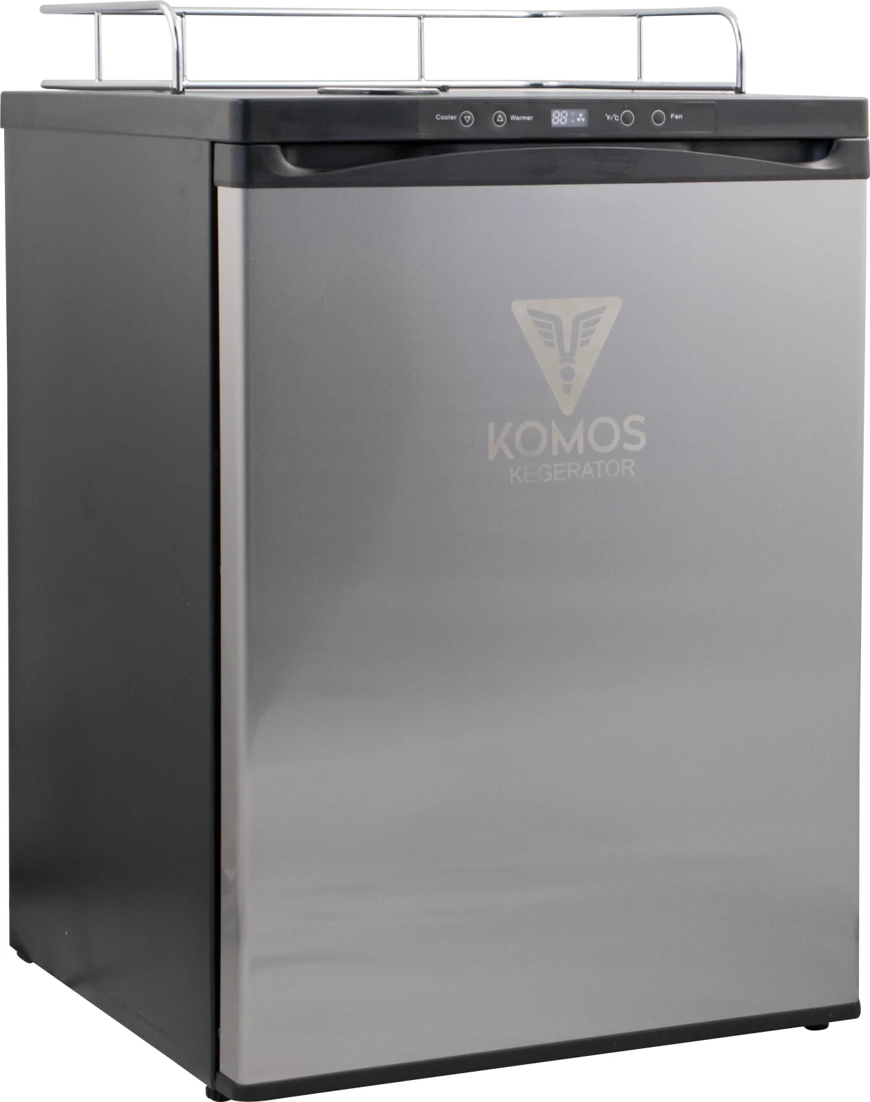 KOMOS® Kegerator | Digital Thermostat | Casters | Regulator | Fits 1 Half Barrel Keg or 4 Corny Kegs | No Tower - USED - Image 4